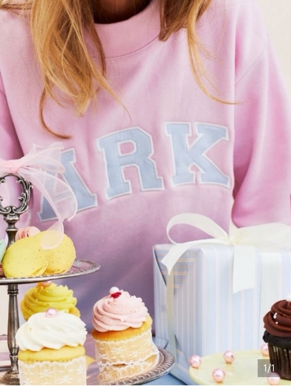 PRICE DROP!PARKE CUPCAKE🧁2026 BIRTHDAY Collection! Mockneck Sweatshirt! Size S/ - Picture 5 of 5